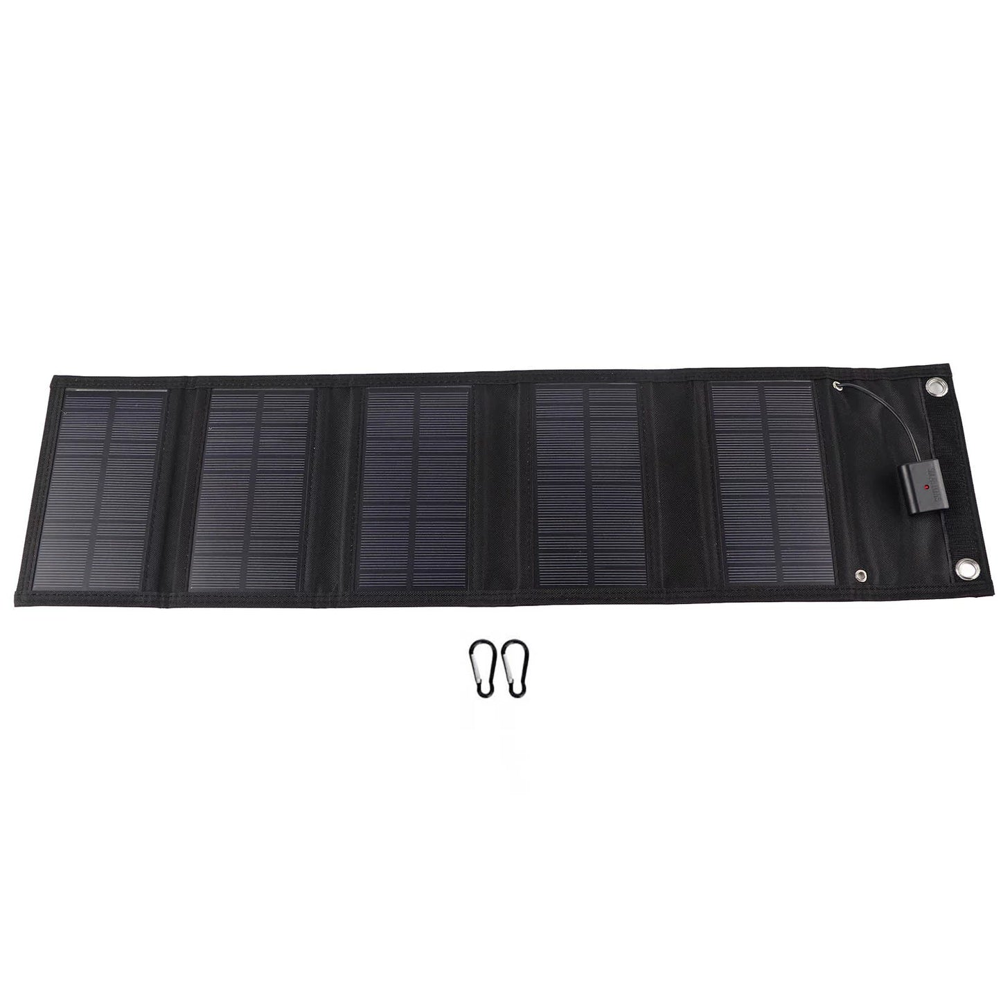 Solar Charger Foldable Waterproof 20W Power Output Panel for USB Mountaineering Solar