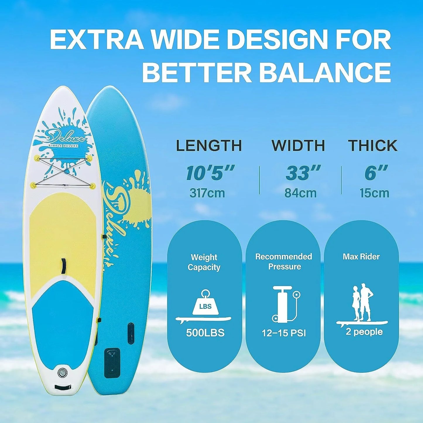 Up board 27.55 and ultimate Board - the 1 balance water! Discover on Inflatable - - Pink Stand Paddle Deluxe paddle kit stability