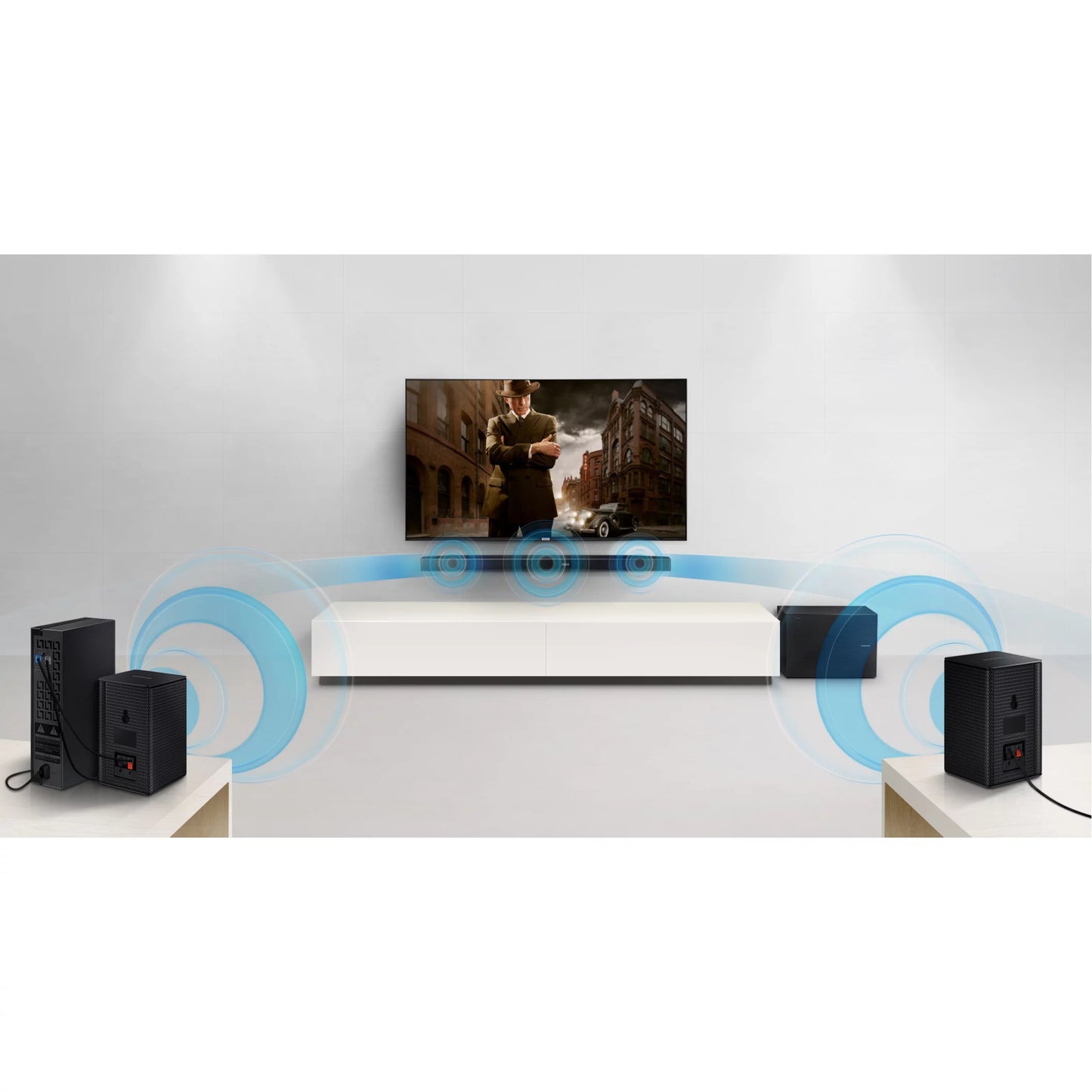 2.1-Channel System Home Wireless - (Total) - Watt Sound - 130 SAMSUNG HW-K360 Theater - Bar - for