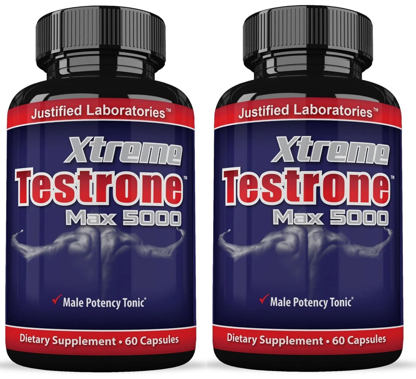 - 5000 Capsules MAX (2 TESTRONE Bottles) 60 XTREME