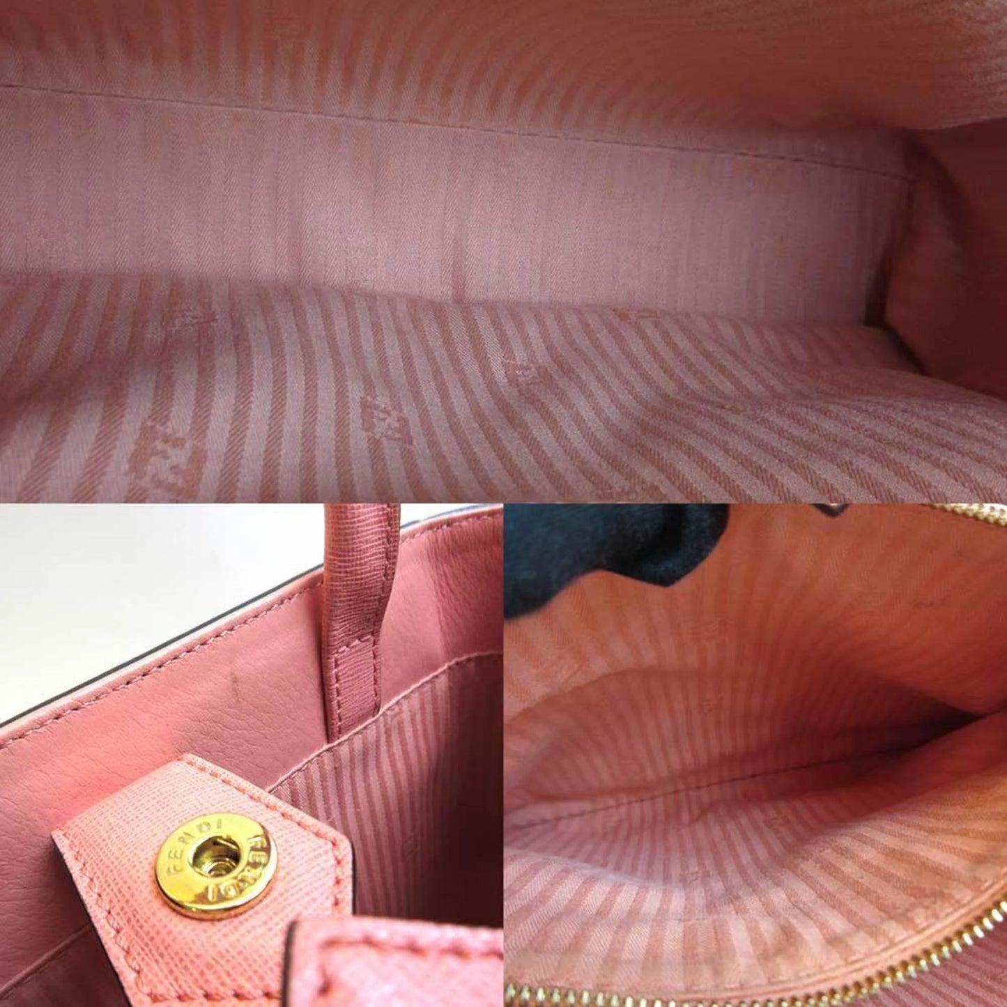 2way Ladies Shoulder Pre-Owned Hand Tojour (Good) 8BH253 Fendi Bag Pink