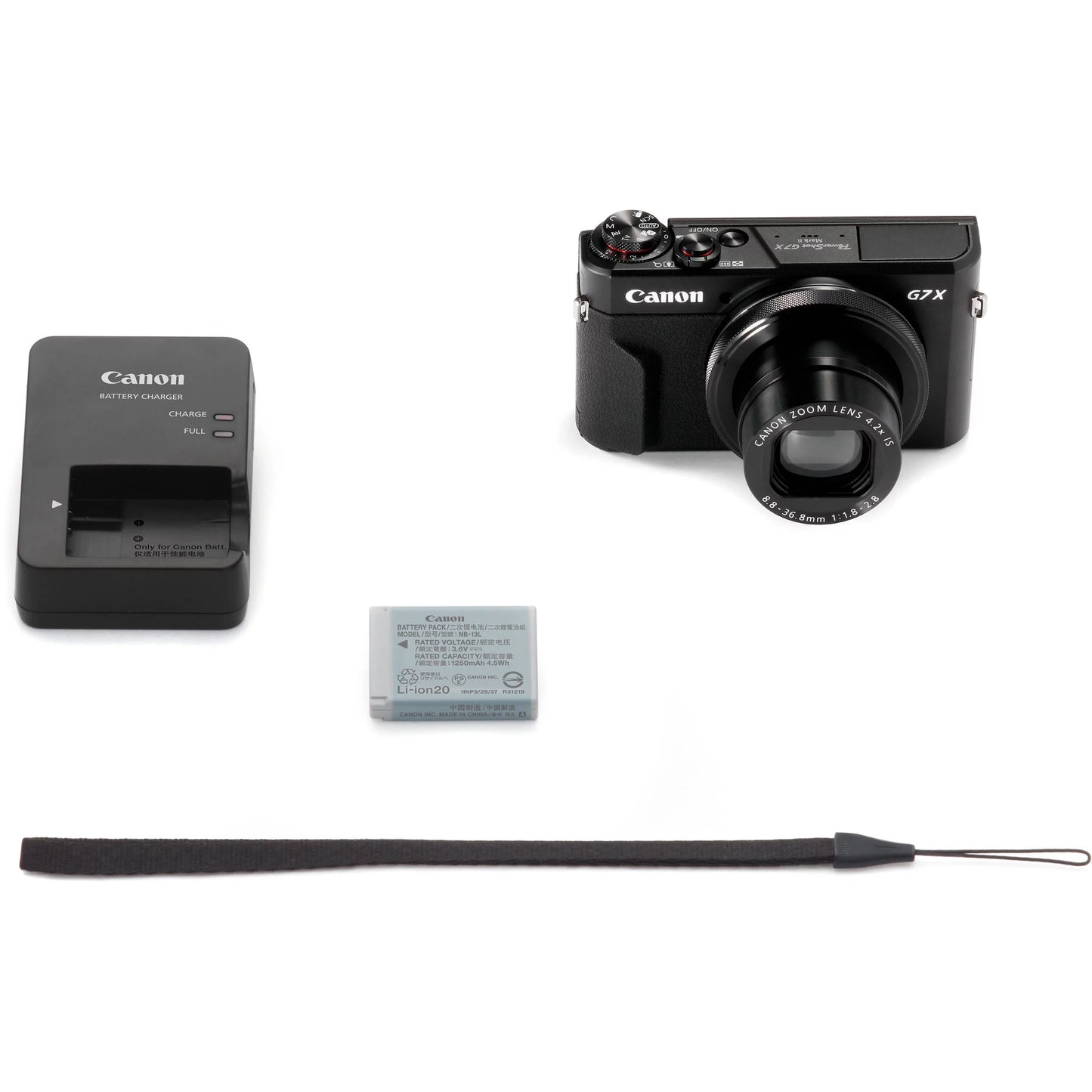 Accessory & Ultra (Black) PowerShot More II with Card, SanDisk Canon Life Extended X Essential Memory Replacement Case Digital - SDXC Bundle G7 Mark Carrying Battery, 64GB Camera Includes: Tripod,