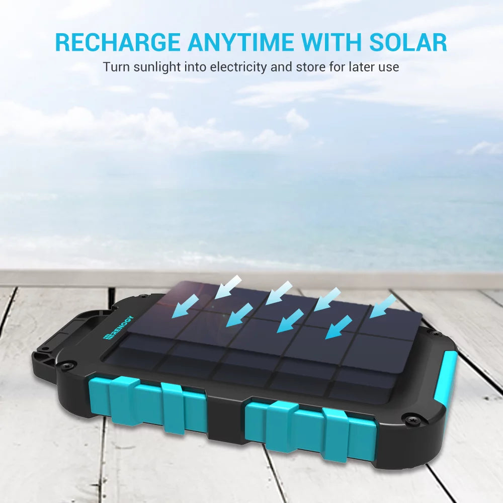 Solar E.POWER Portable 10000mAh Renogy Charger