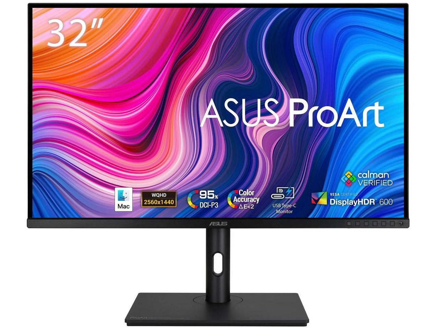 2, E USB-C Monitor Power 32" 1440), DCI-P3, 1440P Display 95% USB Delivery, ProArt HDMI, (PA328CGV) (2560 Verified, sRGB/Rec.709, 3.1 &lt; C-c Delta 165Hz, - QHD ASUS Calman 100% IPS, x DisplayPort, Hub,