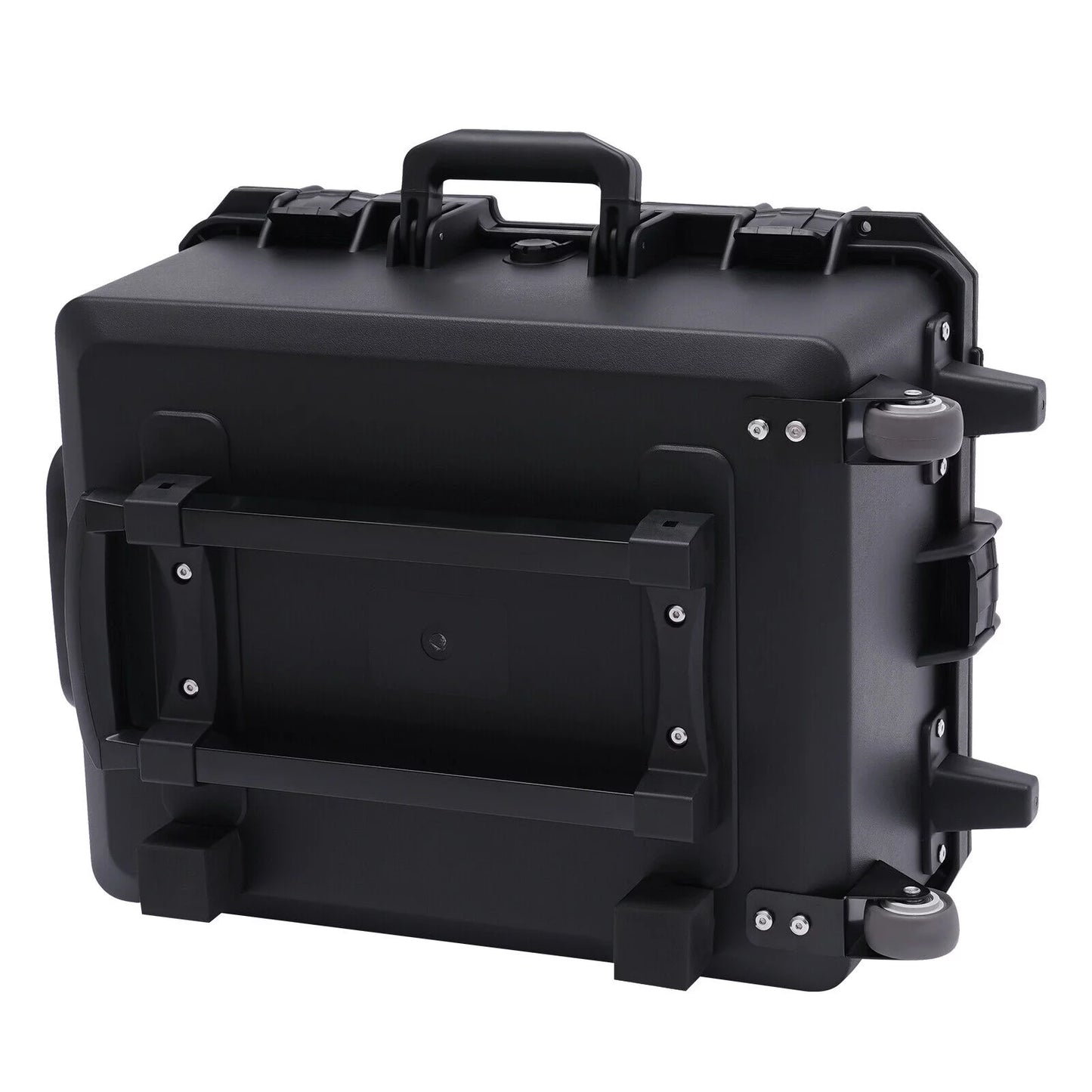 12" 5 16.7" Hard and Black Handle Case with 21.25" Layers x Tools x Equipment Box and Portable Camera Large Case Hard Water Foam Protective Miumaeov Laptop with Shock Wheels Resistant