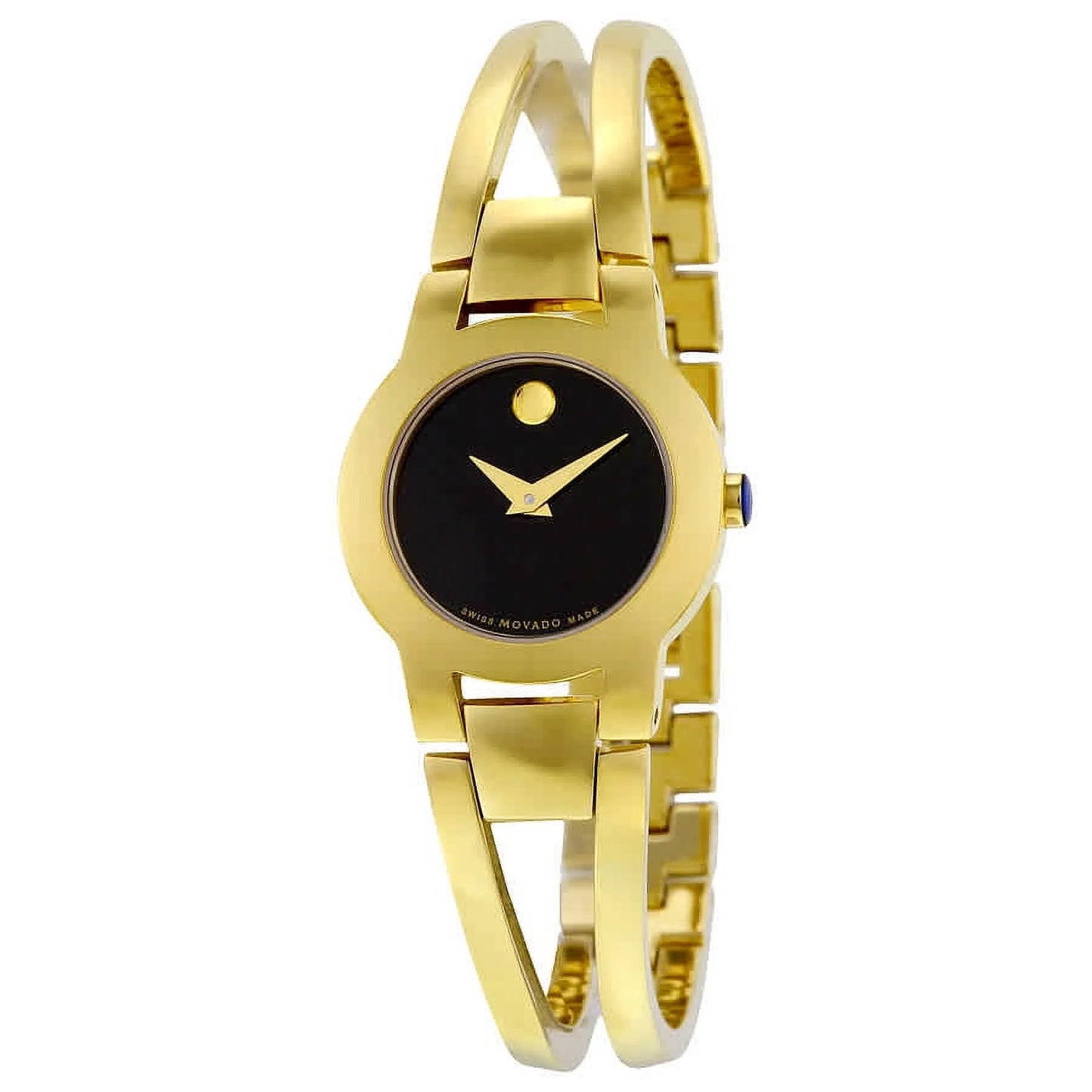 Women's Quartz Watch Movado Casual (Model: Swiss Gold-Plated 0606946)