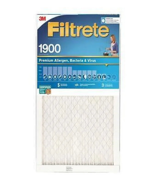 Allergen 4) 14 30 in. W 1 of Filter Pleated H Filtrete Air D x MERV 3M in. x 14 in. (Pack