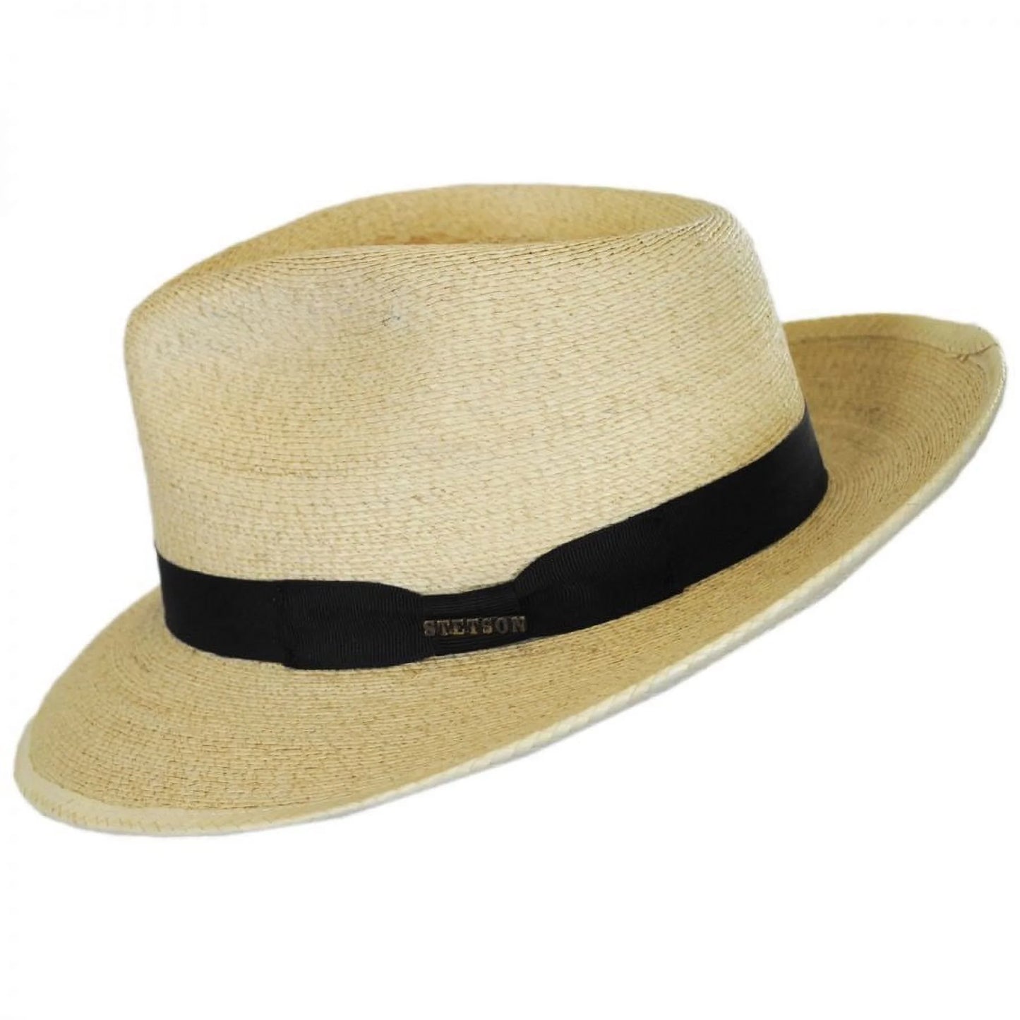 Straw Rushmore Natural Fedora Hat - Palm XXL Leaf -