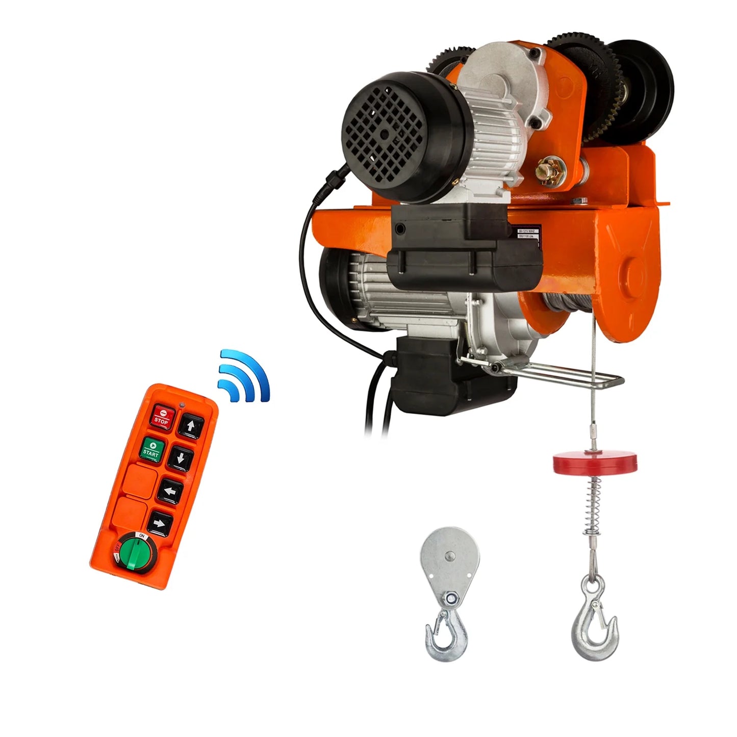 / Prowinch w/trolley lbs. Emergency 550 Stop w/ 1100 Rope 220~240V Wireless 50/60HZ lbs. Electric Hoist