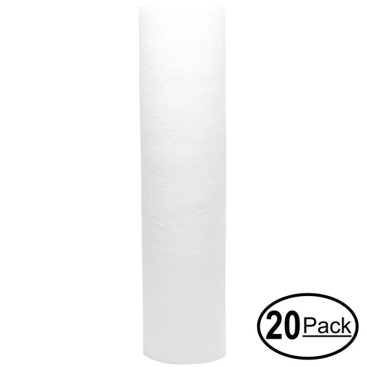 10-inch Water Brand Universal Filter Sediment AF-350001 for Polypropylene FILTER Anchor Replacement COUNTERTOP Pure Filters Anchor Filter for 20-Pack 5-Micron - Water Denali - Cartridge 5â€“STAGE