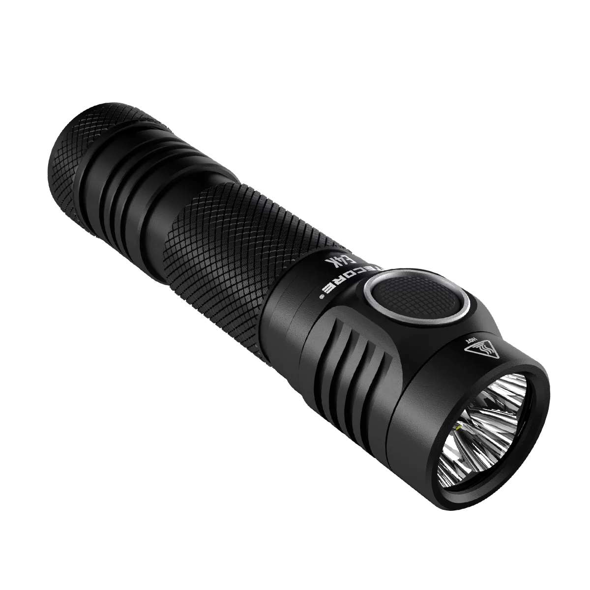 XP-L2 generation Li-ion EDC E4K 21700 - Eco-Sensa NITECORE 4400 Next 4x CREE Lumens Flashlight Battery FREE 1x and Rechargeable Compact - Battery w/ 21700 NITECORE V6 Case