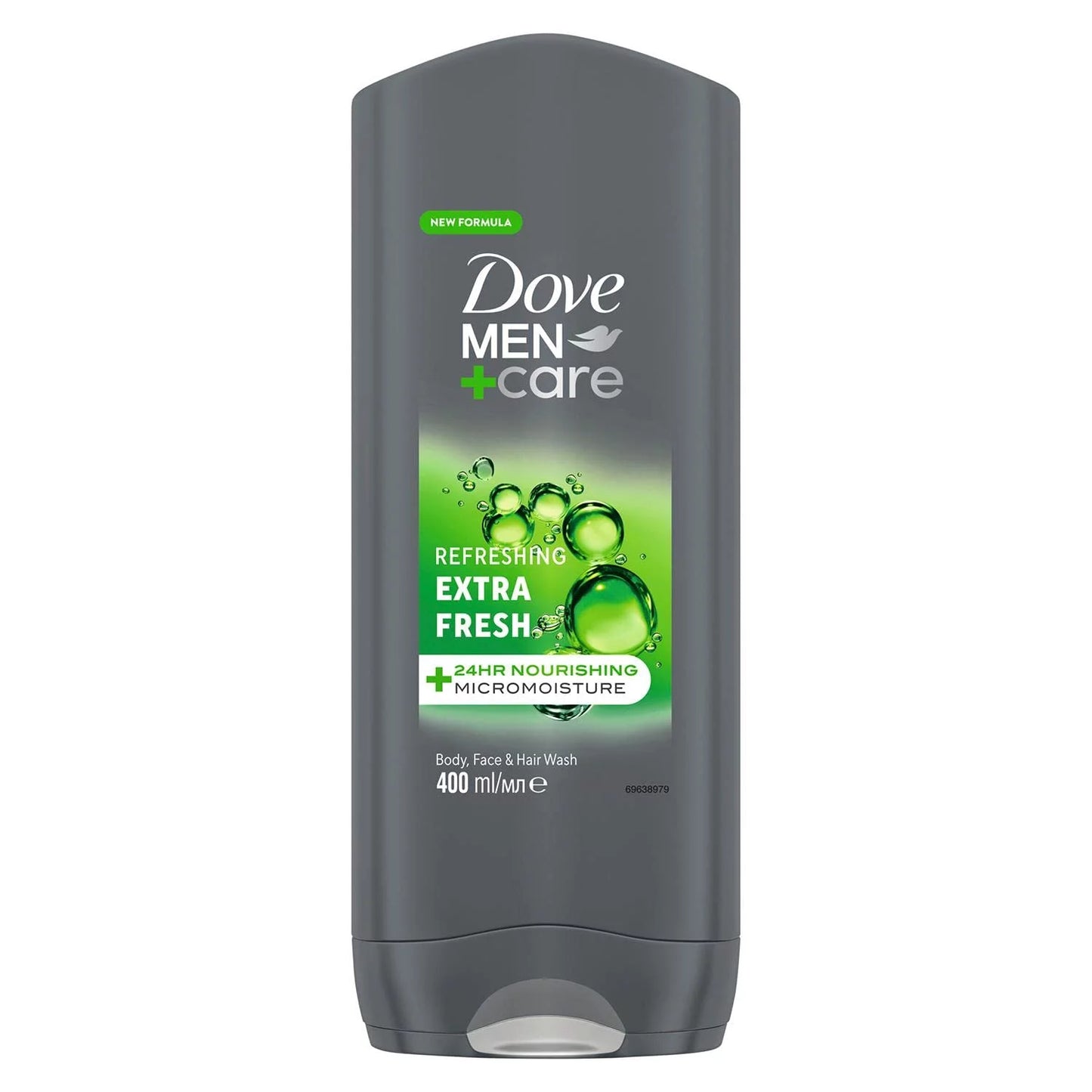 3-In-1 With For Body Men 3 Hair, Face Body Pack And Dove Of Micromoisture Refreshing Wash Extra Nourishing + Technology Fresh Men Care 24-Hour Wash 400 Ml