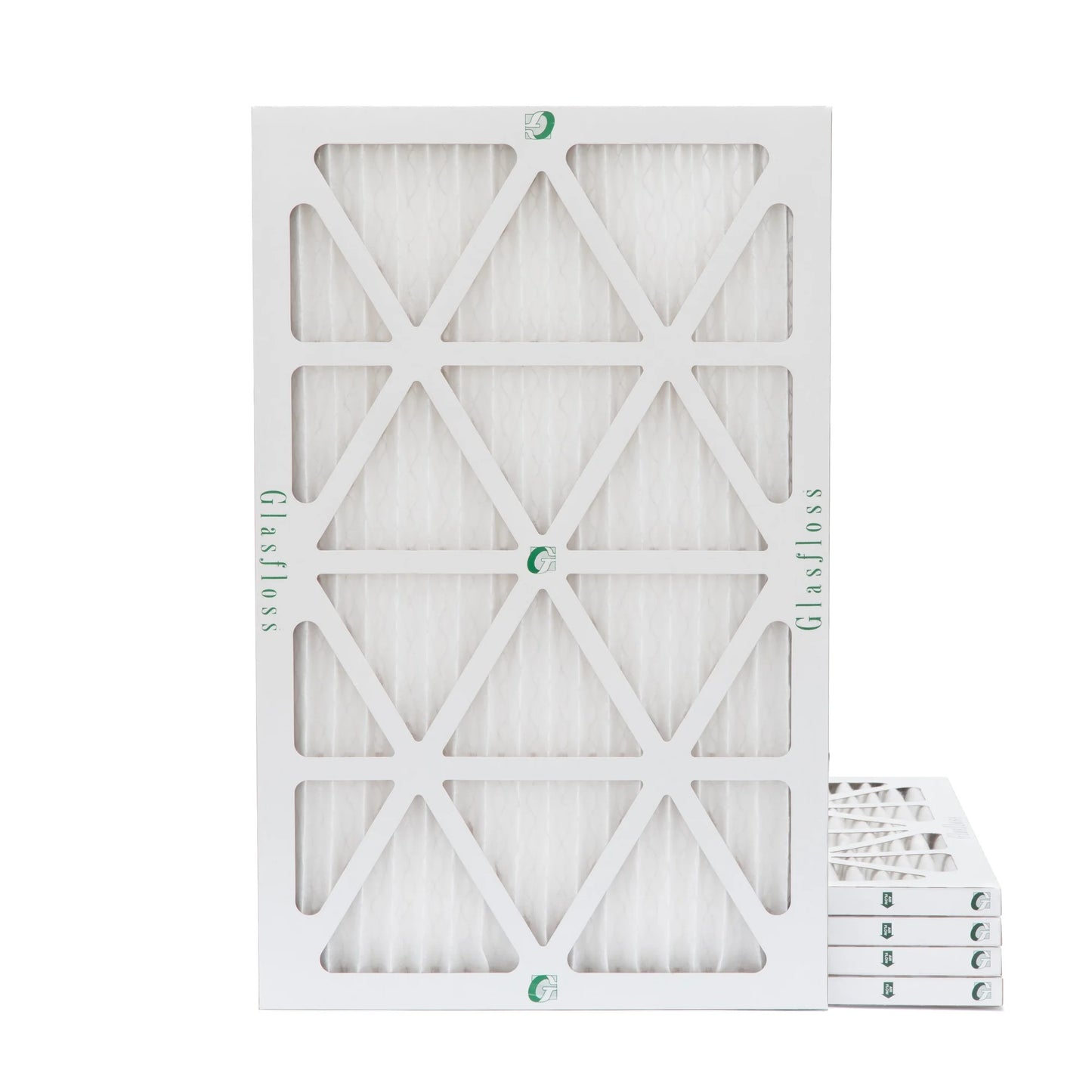 15-1/2 ( 24-1/2 Exact 16x25x1 Size: 10 Filters x 5 ) by Pleated Air 7/8 MERV Quantity HVAC x Glasfloss.