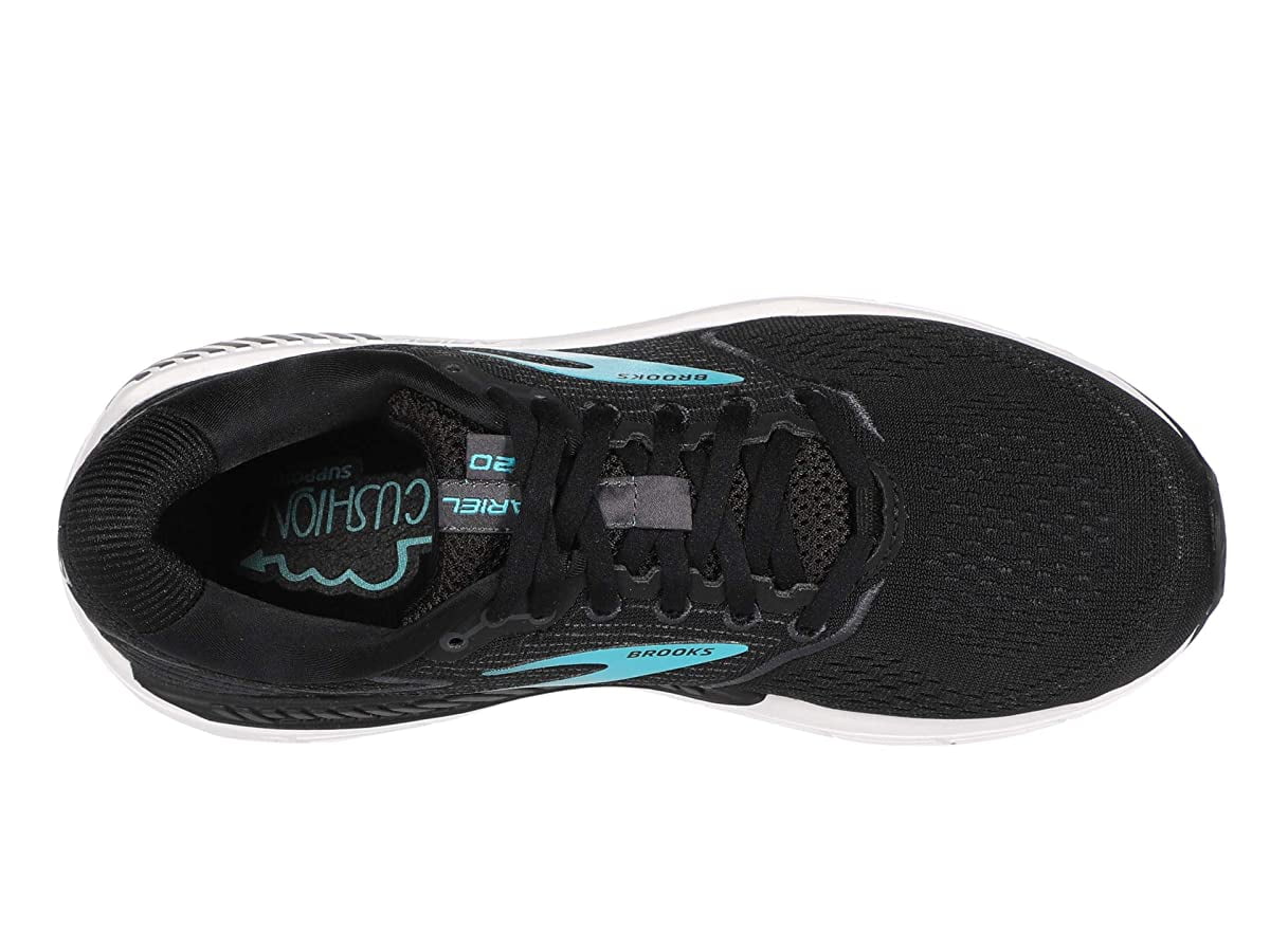 Adult BROOKS 11 120315-1D-064 Black/Ebony/Blue Wide Female Women