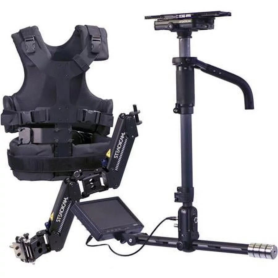 7" A-15 With Monitor, SteadiCam Panasonic D28 with AERO and Sled Vest Arm Battery Mount