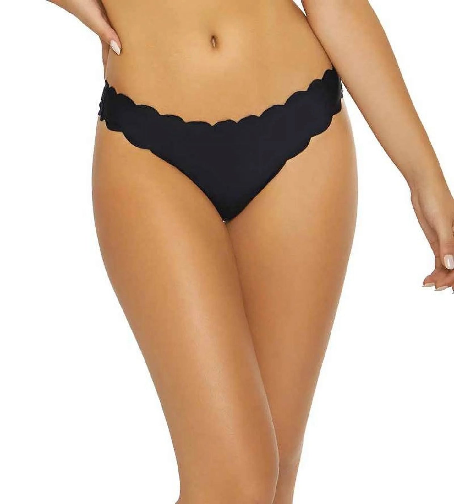 Wave Cut BLACK Seamless Twilight Bottom, Reversible Small PilyQ Full Swim US