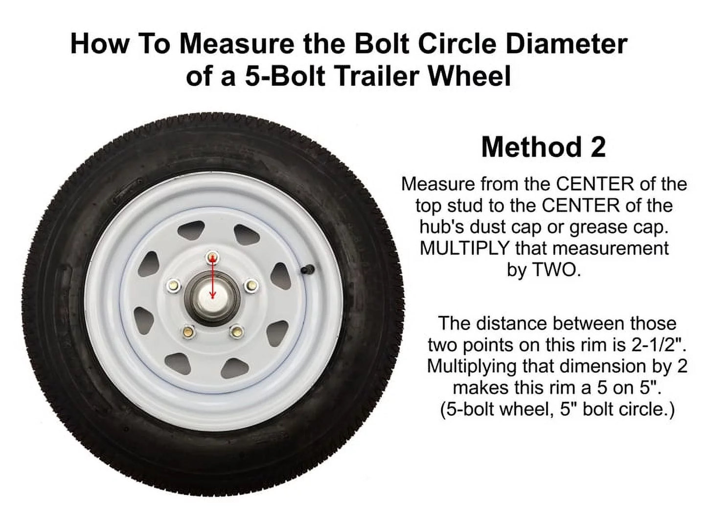 5-Bolt Pair 1-3/8 Tapered 5 Inch 1-1/16 Assemblies &amp; Stock Inch Trailer - (2) Hub of Square on To Bearings Inch Spindles Includes