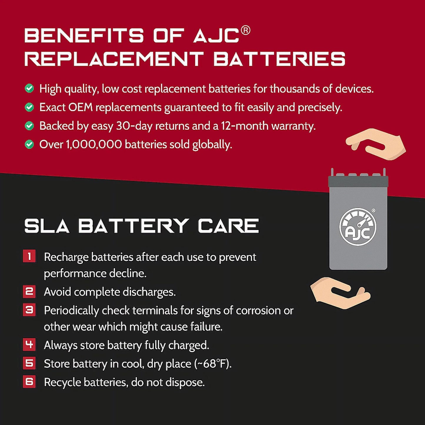 (2007-2008) with Compatible Suv 594CC Snowmobile Battery AJC Battery Skandic 600 Bombardier Replacement