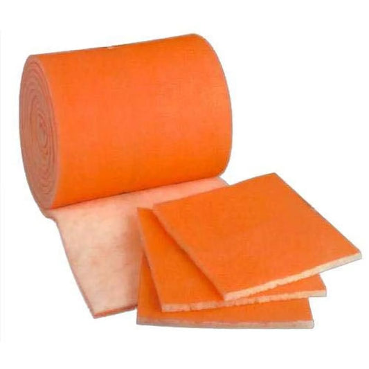 - inch Media - to Polyester Furnace/Air x 1 Air Orange/White inch 25 Foot Roll, 10 Size Handler/HVAC Media Cut MERV8 x Filter