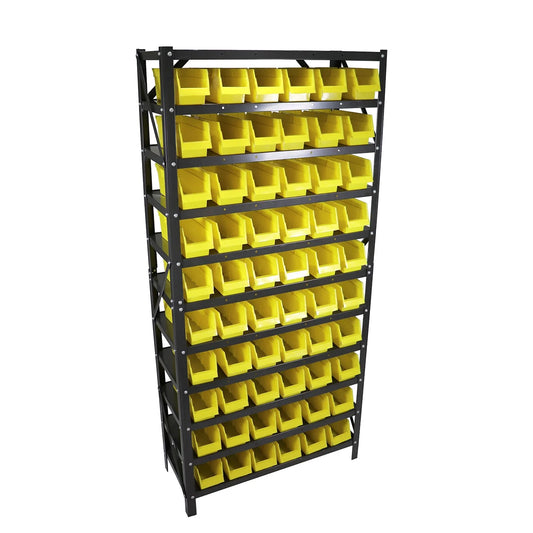 Tools® Bolts Erie Nuts 60 Storage Rack Parts Parts Shop Garage Bin Organizer