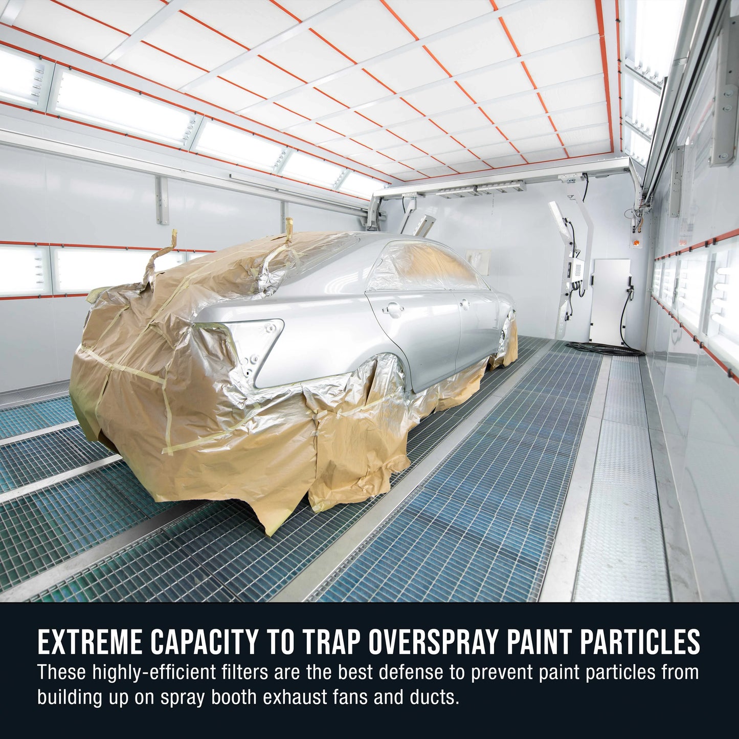 18 Exhaust Captures Heavy-Duty Paint Roll, Paint Elite Booth 100' Traps Premium Gram Particles Refinish Spray Master 20.5" Paint - in Arrestor - Filter Overspray Fiberglass x Car Autobody Booths