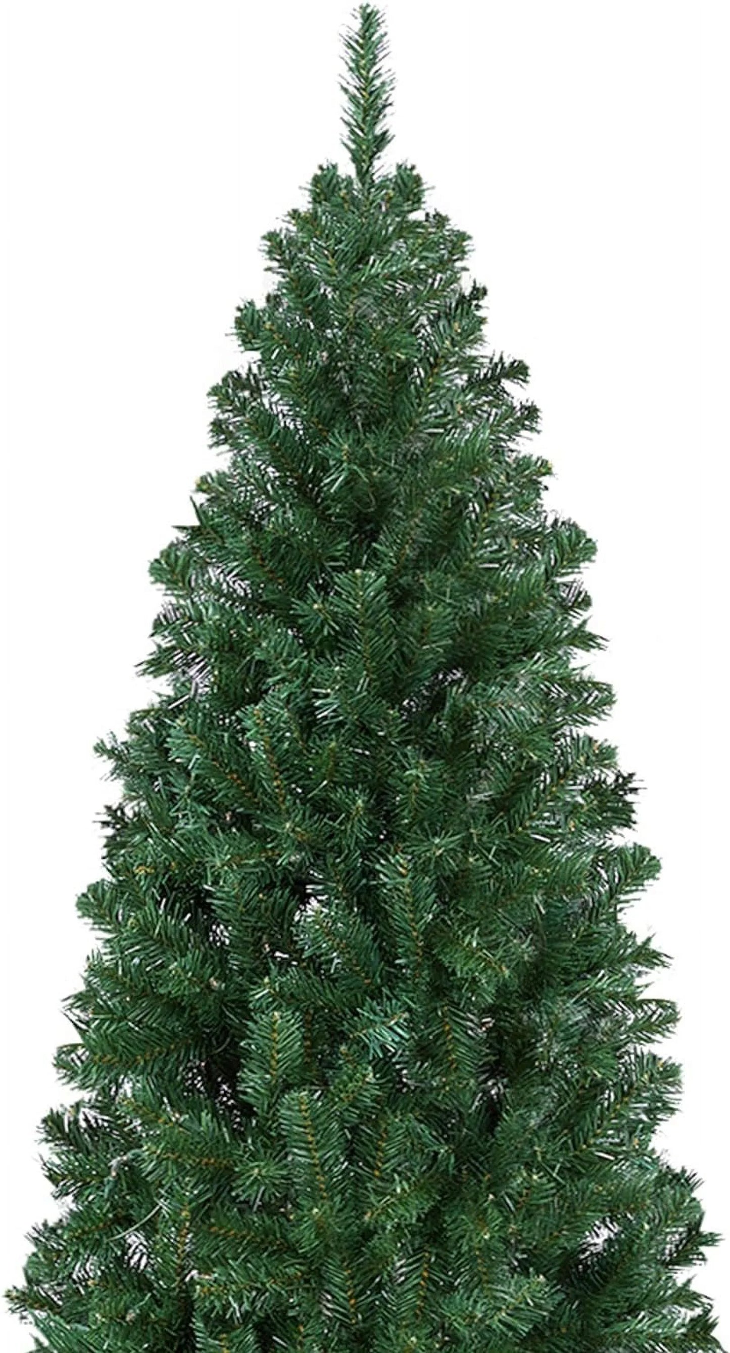 7.5Ft Pencil Green Includes Fir Artificial Foldable Kingswood Tree, Tree Decoration Christmas Holiday Tree Slim Stand