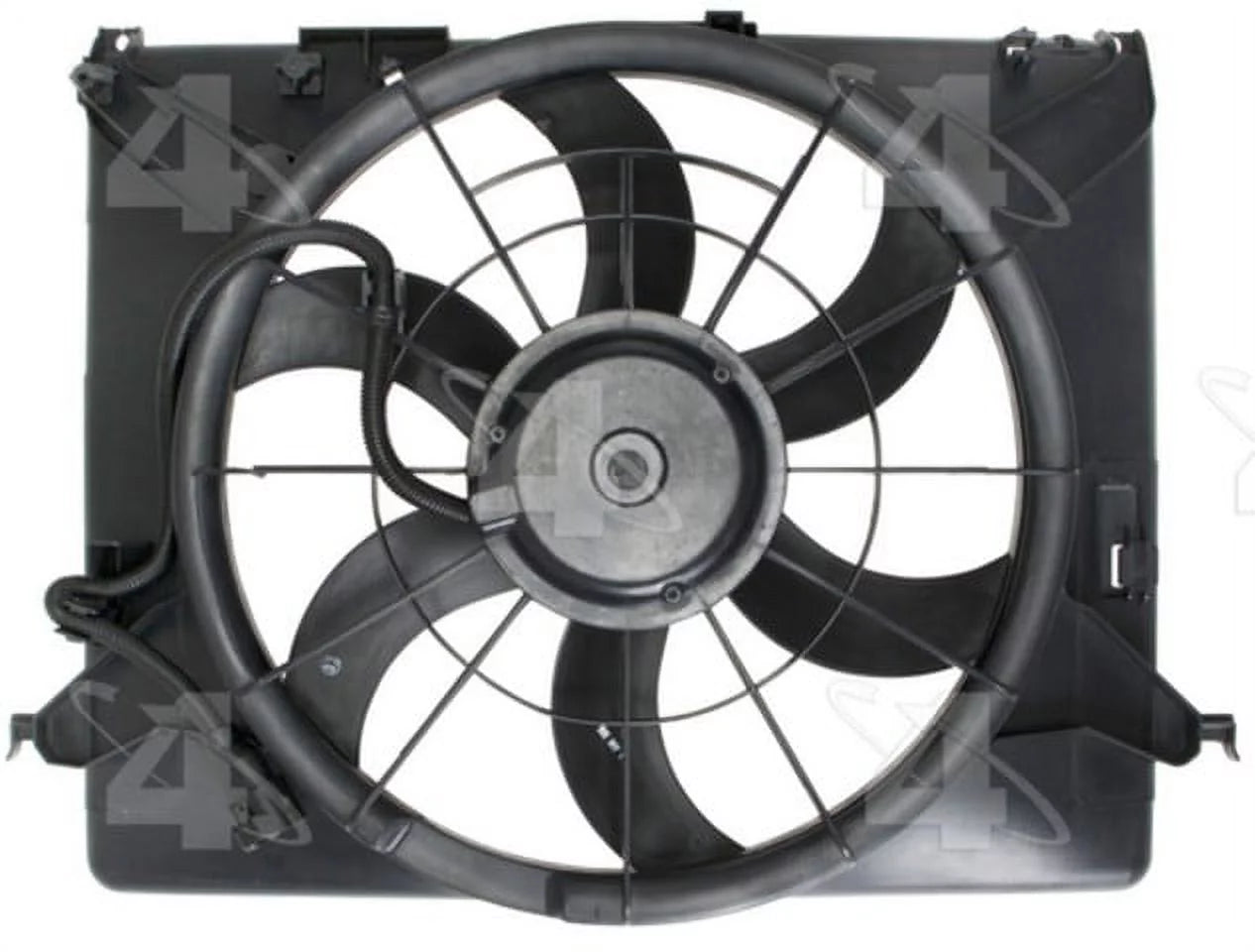 2009-2014 Fan Seasons select: Engine P/N:76325 HYUNDAI Assembly Four Fits GENESIS Cooling