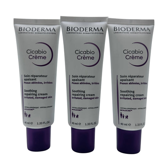 3 Skin oz of Damaged Cream 1.33 Irritated Bioderma Cicabo & Set Cream Soothing Repairing