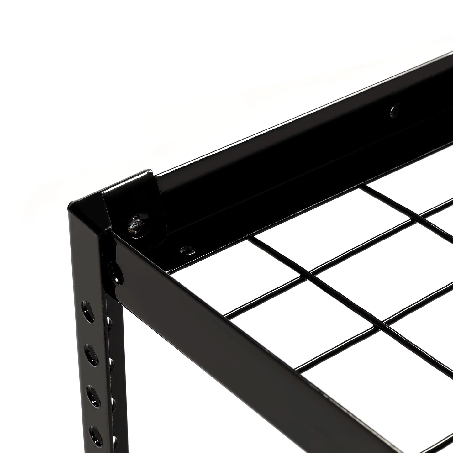 x Mounted 3FT Steel 6FT Shelf Rack HECASA Overhead 72" Ceiling Rack Storage 36" X Duty Heavy Black