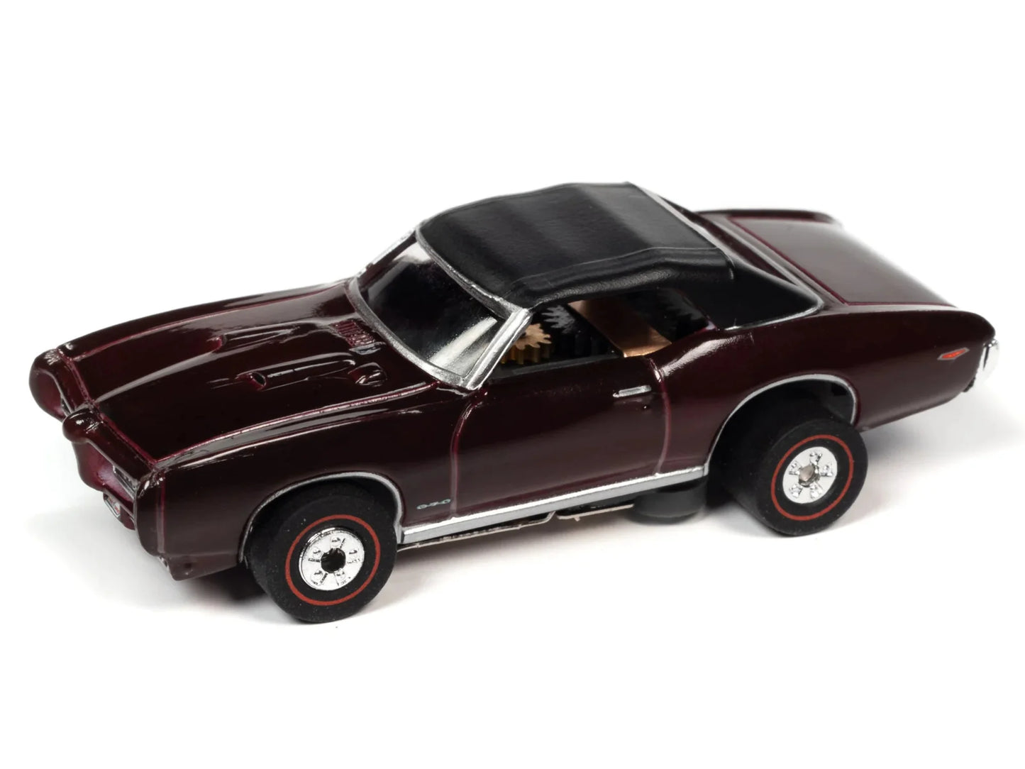 Thunderjet OK Scale Convertible Auto World Slot (Burgundy) 1969 GTO HO Cars Used Car Pontiac