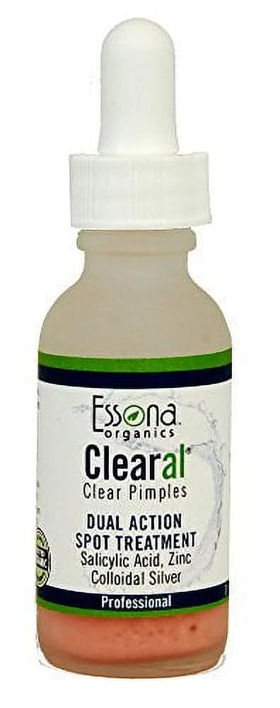 with Clearal Acid, Salicylic Overnight oz. Treatment Dual 1 Zinc, dropper. Pimple Action Spot Colloidal Strength Silver. Professional