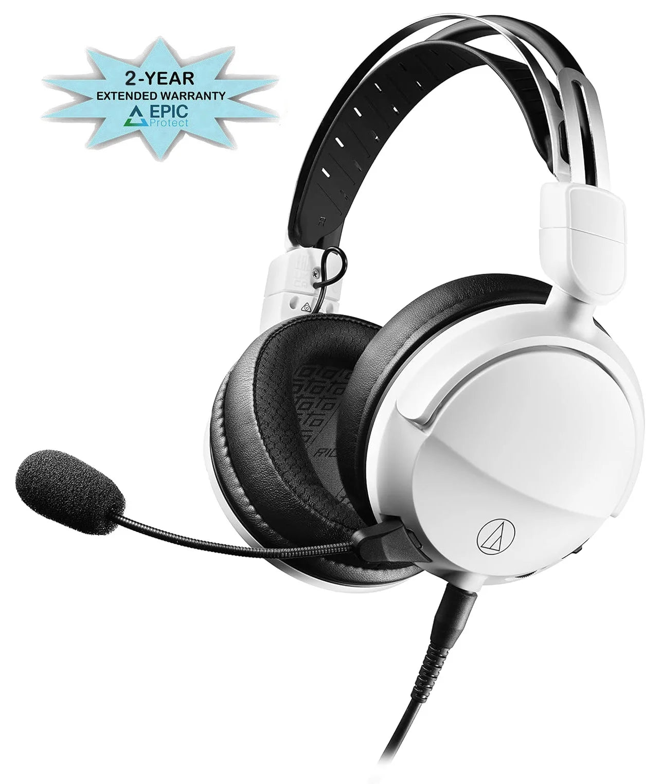 2 Coverage Protect Audio Additional ATH-GL3WH White/Black Epic with Gaming by Headset Year - an Wired Technica (2022) Closed-Back