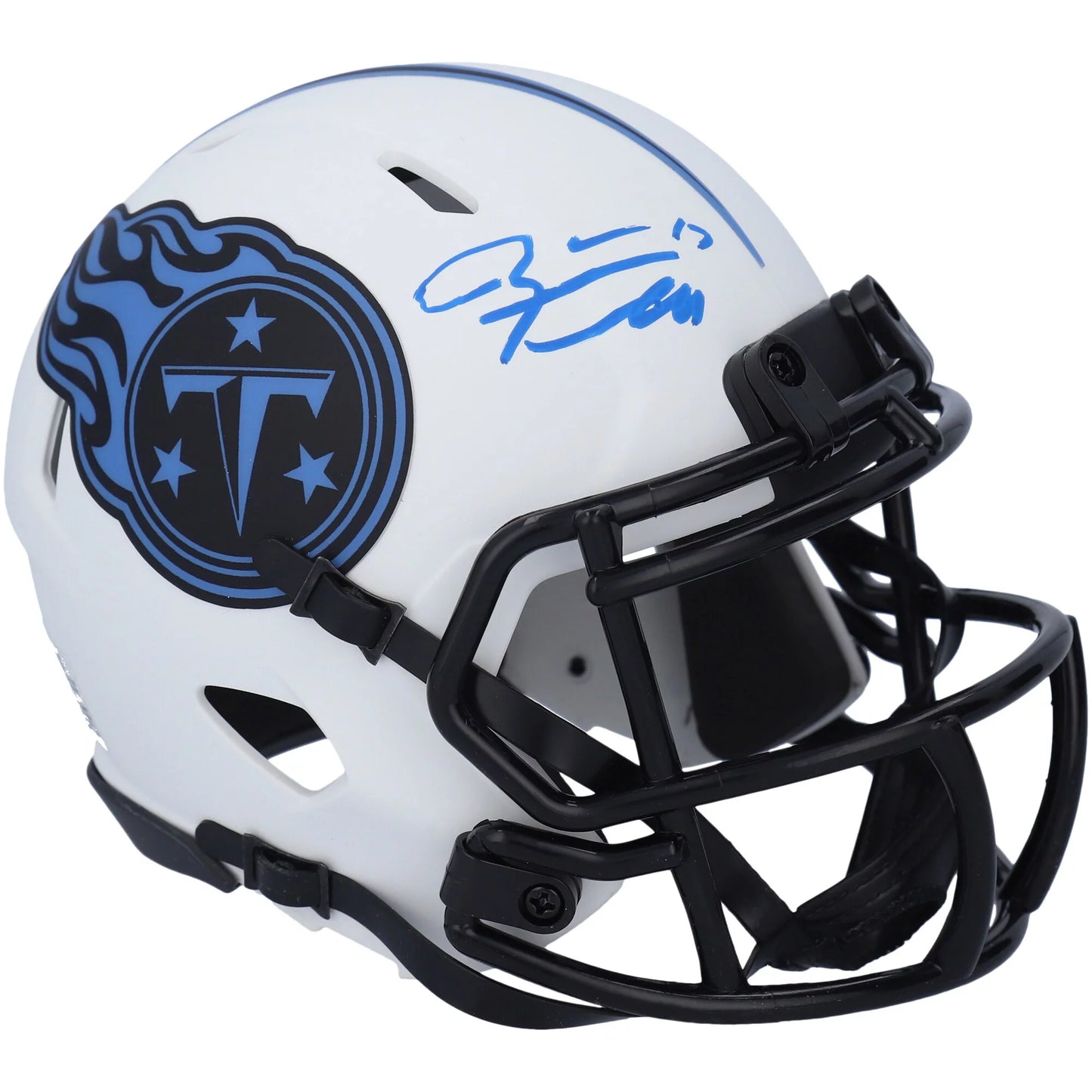 Tennessee - Speed Alternate Fanatics Autographed Ryan Titans Lunar Authentic Mini Eclipse Helmet Certified Tannehill Riddell