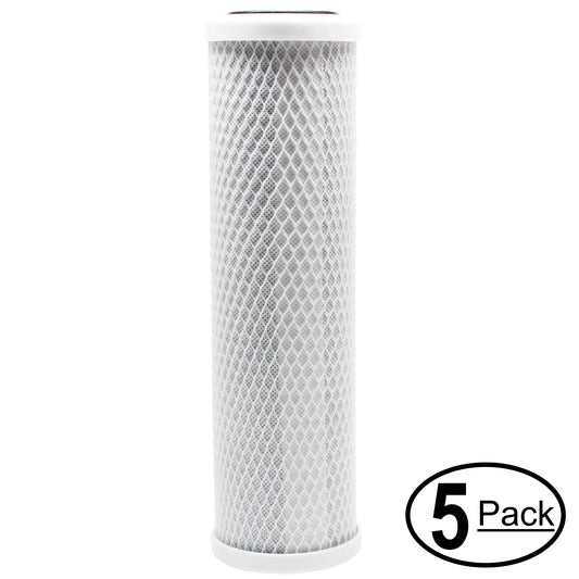 AAA-505PU System Brand - Universal 5 for Replacement Filter inch Denali AAA GPD 5-Pack Home Carbon 50 for Filter RO 10 Block Pure AMI Activated AMI Stage -