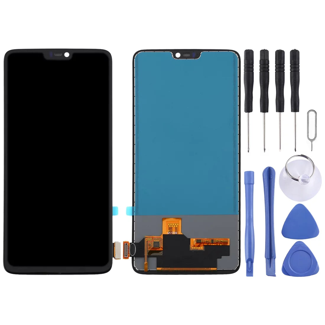 TFT 6 (Black) Assembly Full Screen and OnePlus For Digitizer A6000 Material LCD