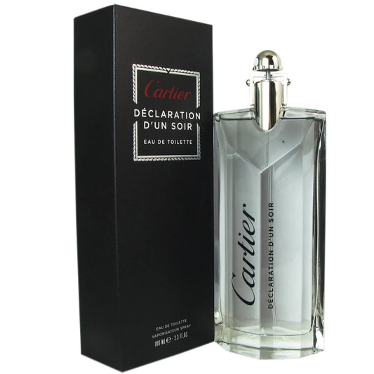 Toilette Cartier Men oz for 3.4 Eau Spray Soir De D'un Declaration