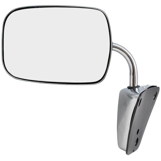 1973-1991 Mirror SUV Compatible Steel 996220 Manual Low Stainless Brock C/K/R/V Pickup Truck Replacement with Side Mount Door