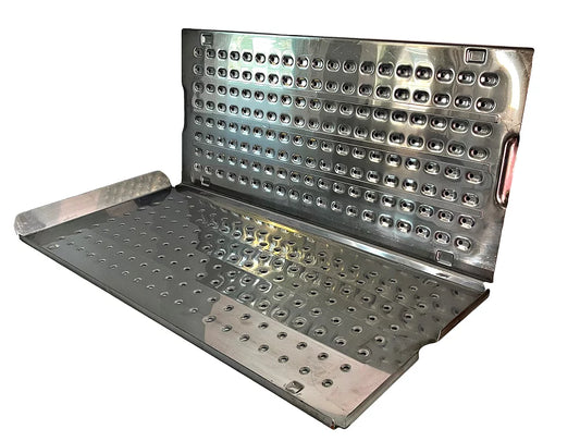 2 Tray Pc. Drip Stainless Bowie & Steel Mountain Grease Grills Peak Jim Green