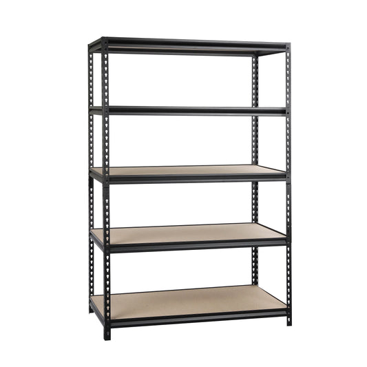 Adult with Shelf Shelves, Board 48-inch Freestanding Particle 5-Tier WORKPRO 800 Capacity, lb.