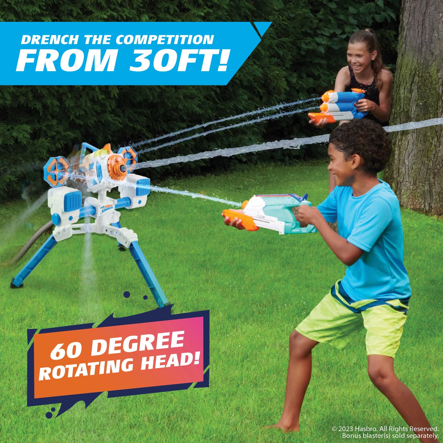 WowWee Super Soaker Soaker – NERF RoboBlaster Water Drenches Automatic Blasting You by Machine in