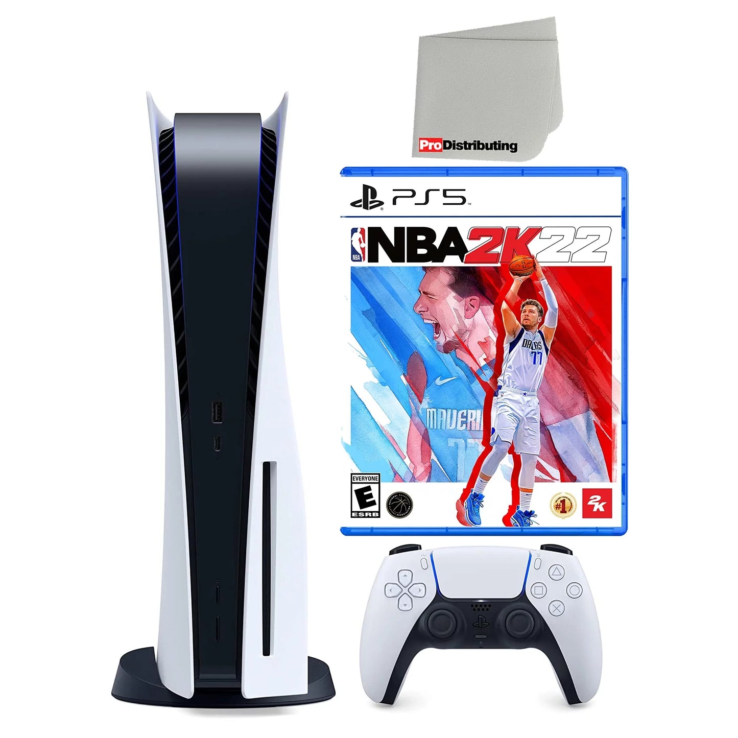 with Sony 5 Cleaning Edition 2K22 NBA Disc Cloth Bundle with Version Standard Microfiber Playstation