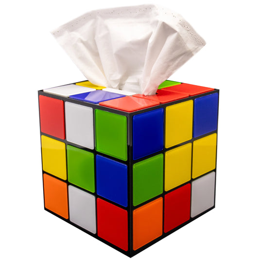 | Cube Tissues Theory Tissue | Props with Big Bang Magnetic & Bottom Magic Box Keep Decor Easy Cover Secure Lid to Use