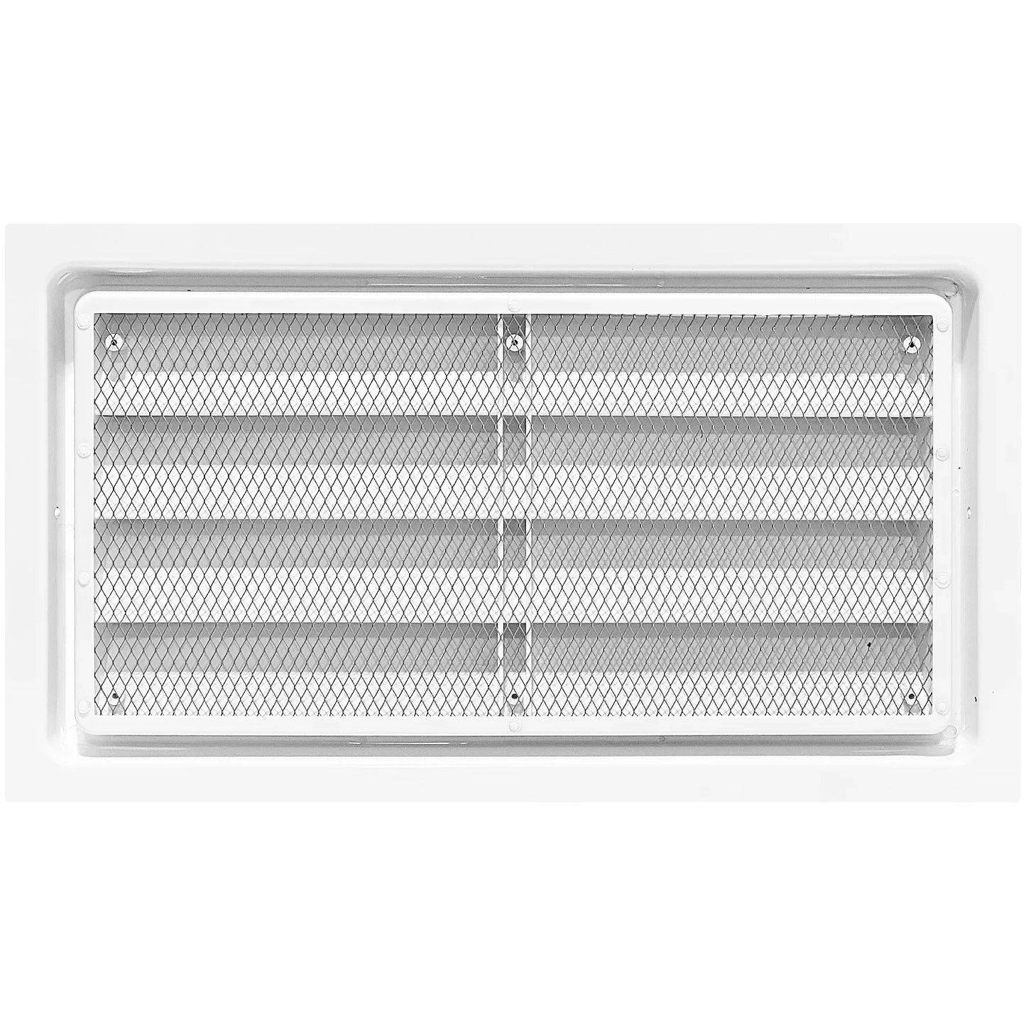 Space Removable Vermin and (White, Width) Crawl Manual Cover Screen 16" Height x 8" Vent with Air