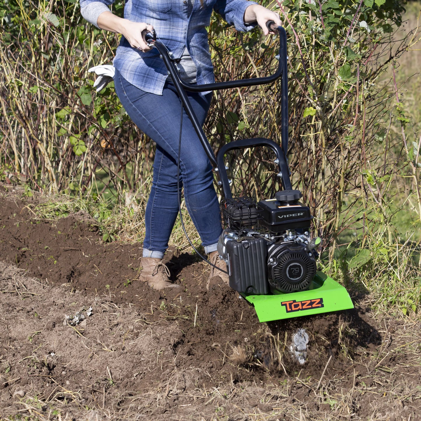 Tiller/Cultivator Viper 2-in-1 79cc 35310 with TAZZ Engine, 4-Cycle