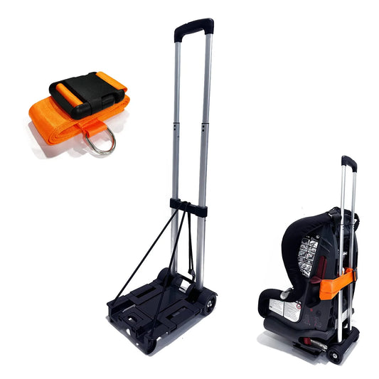 Airplane seat Airport-Carseat Travel Plate,Foldable, Car for or Base Cart Compartment. storable,and Your Under Roller Traveling,Extendable for Seat Head stowable Over