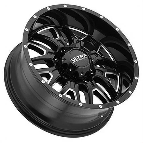 Accents by Fits With Black 2018 Wheel 17" Natural Silverado Chevrolet 1500 203 203-7983BM+12 Wheel Ultra Hunter