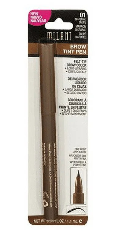 [01] (Pack Tint oz Milani Pen, 2) 0.04 Natural Taupe Brow of