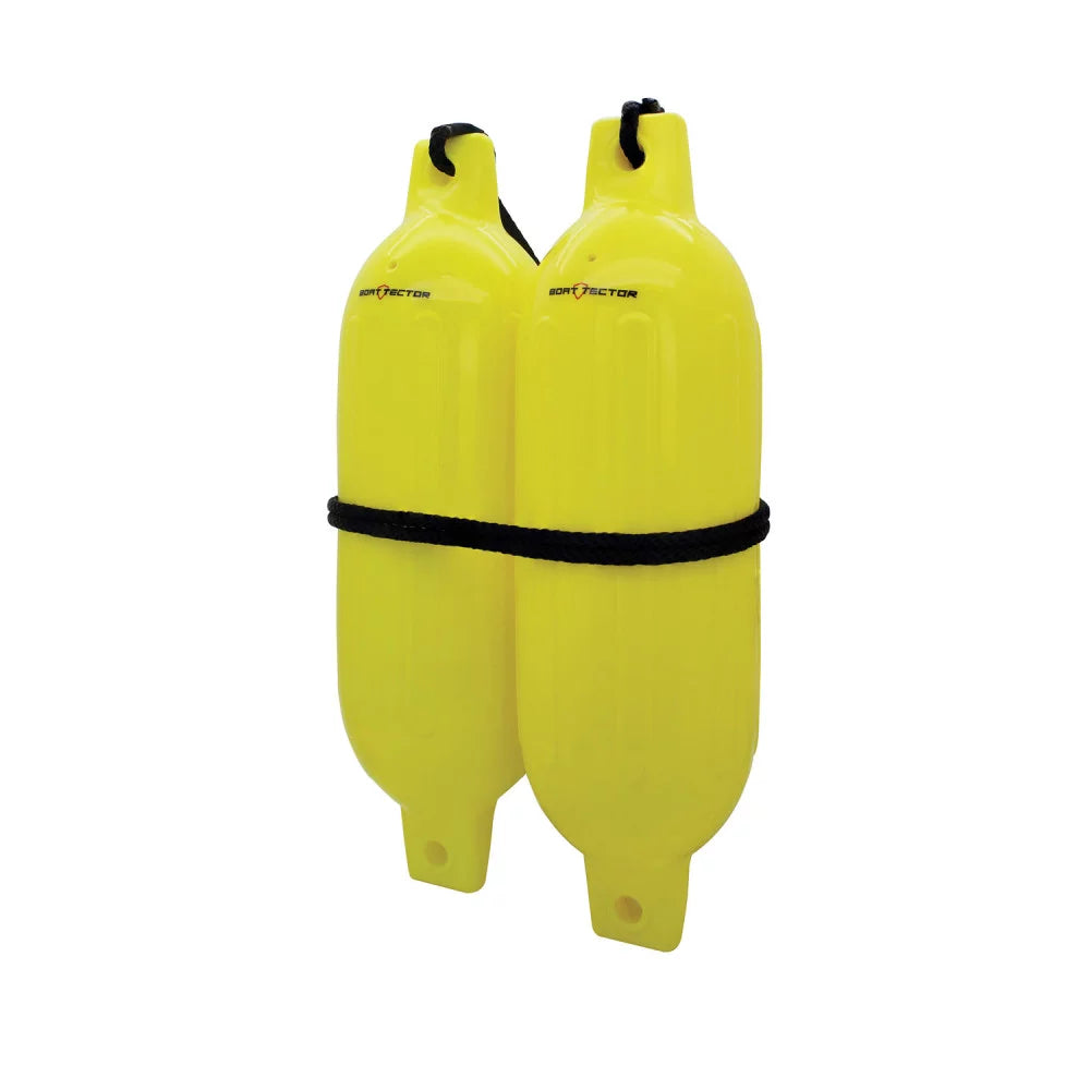 3006.7599 Fender Inflatable Neon Extreme x - BoatTector Max Value Yellow 2-Pack 6.5" 22",