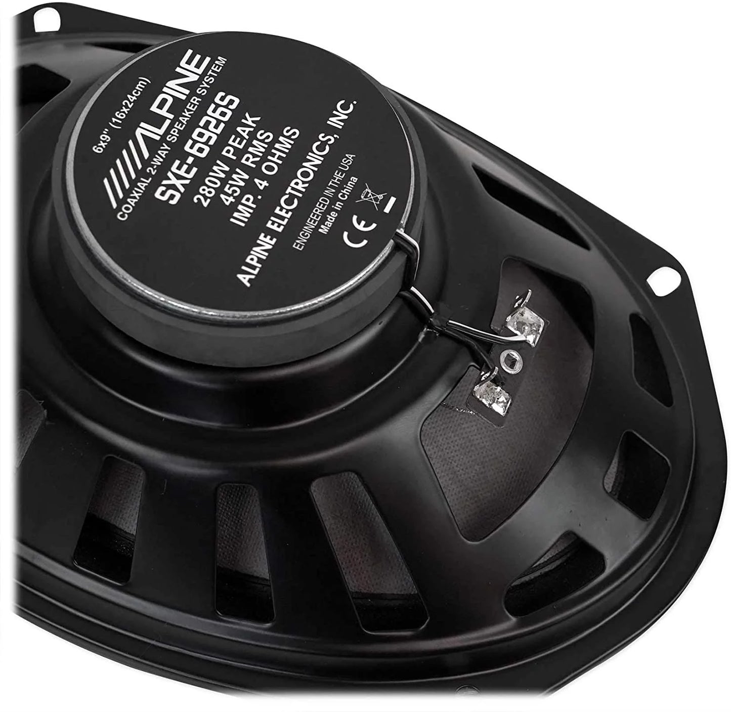 SXE-6926S Audio Alpine Speakers Car 6x9 Coaxial (Pair) 2-Way 280 Watt