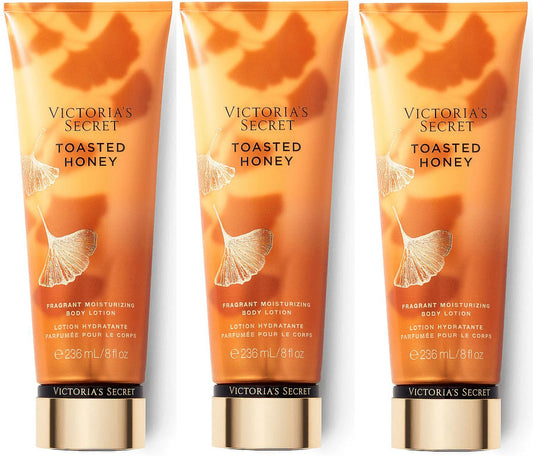 3 Toasted Secret of Set Honey Fragrant Moisturizing Lotion Victoria's Body